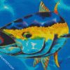 Yellow Fin Tuna diamond painting