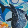 Abstract Whale Shark diamond painting
