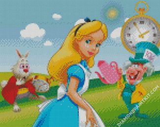 Alice In Wonderland Animation diamond painting