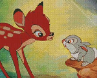 Bambi Deer And Thumper diamond painting