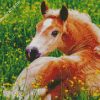Blonde Pony diamond painting