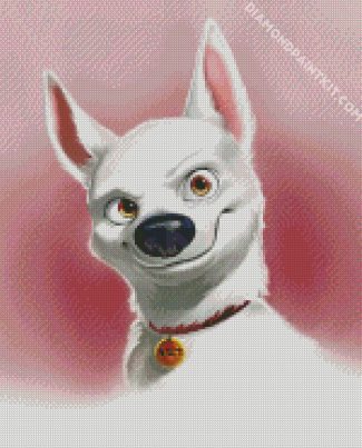 Bolt Dog diamond painting