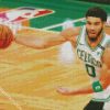 Celtics Jayson Tatum diamond painting
