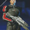 Commander Shepard Mass Effect Game diamond painting
