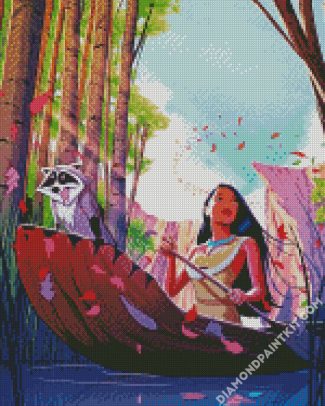 Disney Animation Pocahontas diamond painting