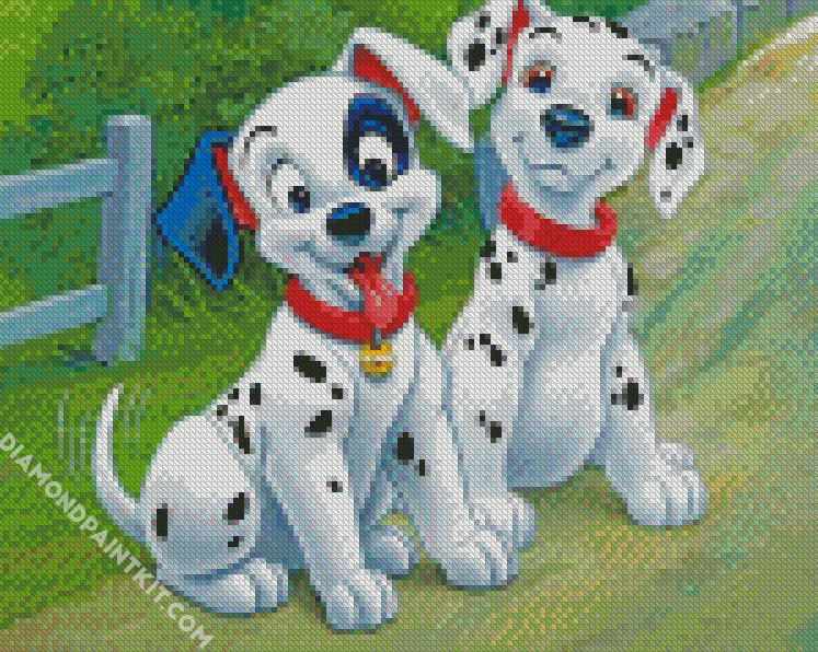 Disney Dalmatian Dogs - 5D Diamond Painting 