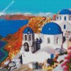 Greece Thira City Seascape diamond painting
