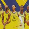 Indiana Pacers Basketball Players diamond painting