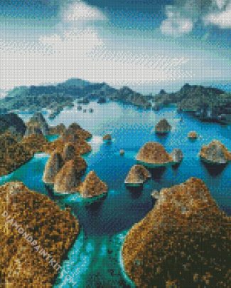 Indonesia Lombok Island diamond painting