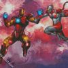 Iron Man And Ultraman diamond painting