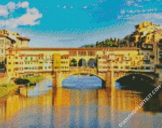 Italy Ponte Vecchio diamond painting