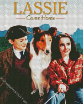Lassie Come Home Poster diamond painting