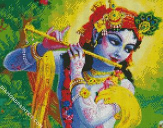 Lord Krishna diamond painting
