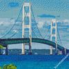 Mackinac Bridge diamond painting