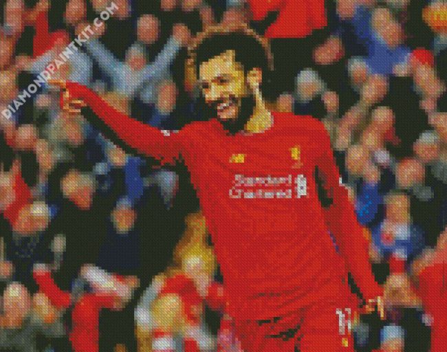 Mohamed Salah Soccer Player diamond painting