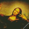 Mona Lisa Selfie diamond painting
