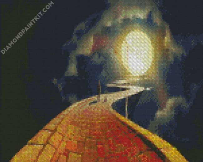 Moon Path diamond painting