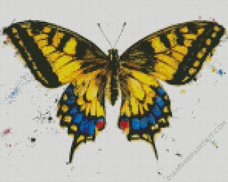 Old World Swallowtail Butterfly diamond painting