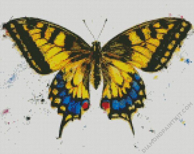 Old World Swallowtail Butterfly diamond painting