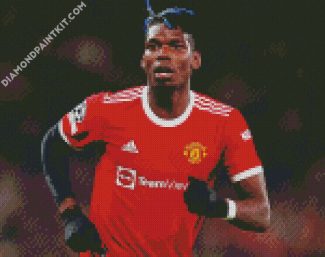 Paul Pogba Soccer Player diamond painting