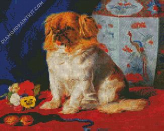 Pekingese Dog diamond painting