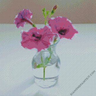Petunia In Glass diamond painting