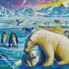 Polar Bears And Penguins diamond painting