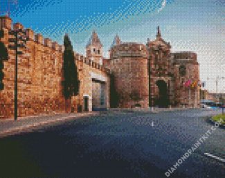 Puerta De Bisagra Toledo diamond painting