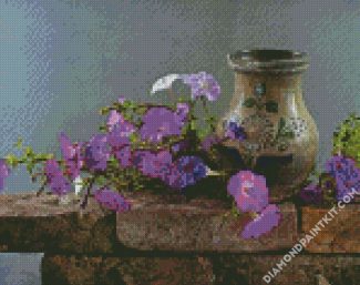 Purple Petunia diamond painting