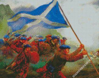 Scottish War diamond painting