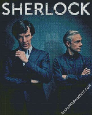 Sherlock Serie Poster diamond painting