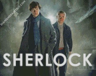 Sherlock TV Serie diamond painting