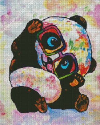 Silly Panda diamond painting