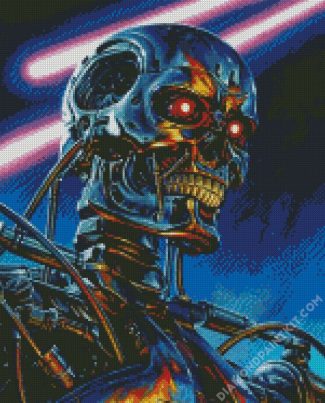 Skynet The Terminator Game diamond painting