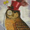 The Steampunk owl diamond painting