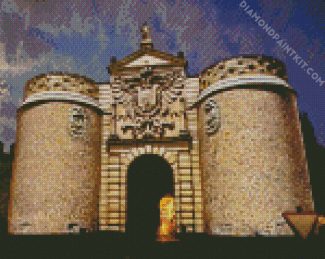 Toledo Puerta De Bisagra diamond painting