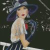 Vintage Deco Lady diamond painting