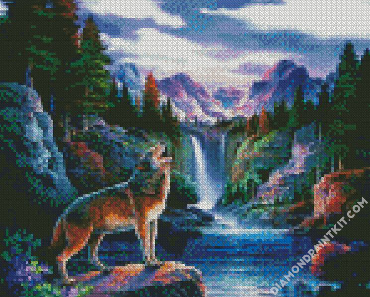 Wisdom of the Wolf – Diamond Painting