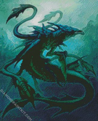 Leviathan Serpent diamond painting