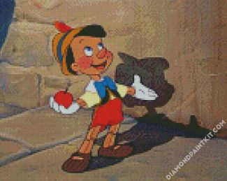 Pinocchio diamond painting