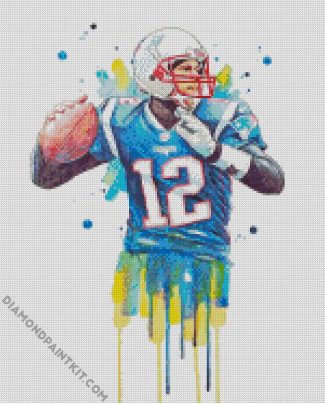 Tom Bradly NFL diamond painting