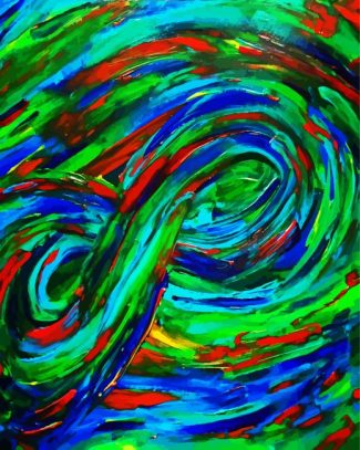 Abstract Infinity Sign diamond painting