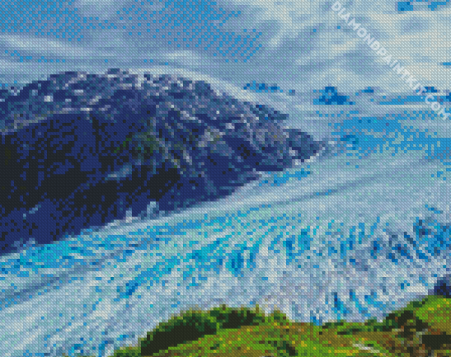 Alaska Exit Glacier diamond painting