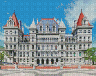 Albany New York State Capitol diamond painting