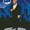 Alfred Pennyworth And Batman Sign diamond painting