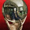 Allan Poe Crystal Ball diamond painting