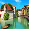 Annecy City France diamond painting