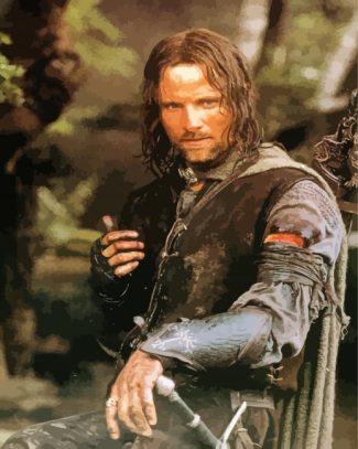 Aragorn Lord Of The Rings Character diamond painting