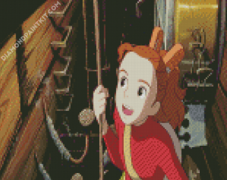 Arrietty Animation Character diamond painting