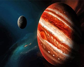 Astronomy Jupiter Planet diamond painting